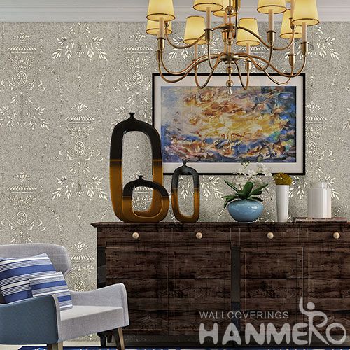 HANMERO High-end Eco-friendly Plant Fiber Wallpaper Natural Material 0.53 * 10M / Roll in Modern Style with Exclusive Technology On Sale