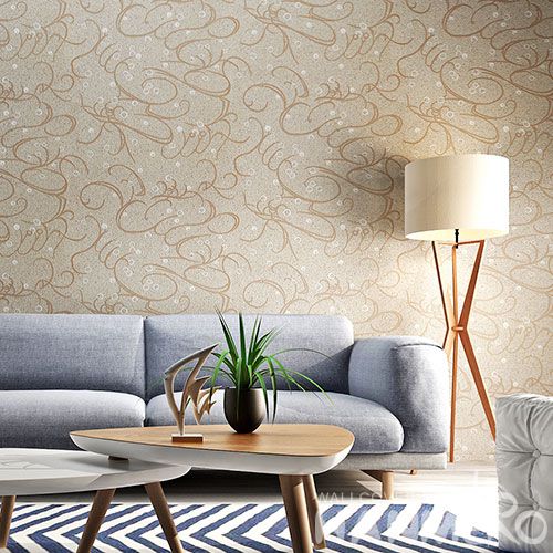 HANMERO Professional Home Wallcovering Plant Fiber Particle Wallpaper for Interior Household Wall from China Chinese