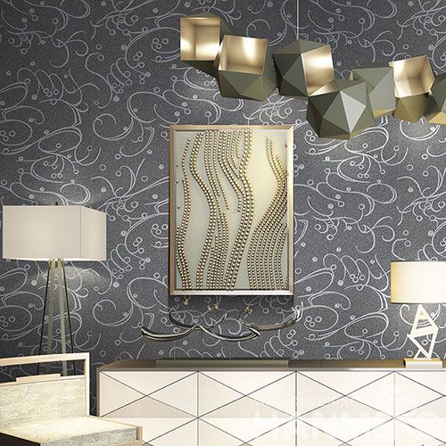 HANMERO Manufacture Wall Decoration Plant Fiber Particle Wallpaper for Livingroom Bedroom on Sale from Chinese Supplier