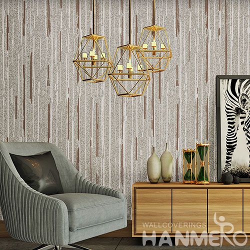 HANMERO Chinese Wallcovering Supplier Modern Fashion Plant Fiber Wallpaper Natural Material for Kitchen Bathroom Wall Decor