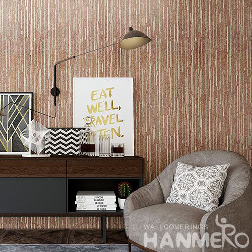 HANMERO New Published Luxury and Modern Design Plant Fiber Particle Wallpaper Fresh Hot Selling Wallcovering