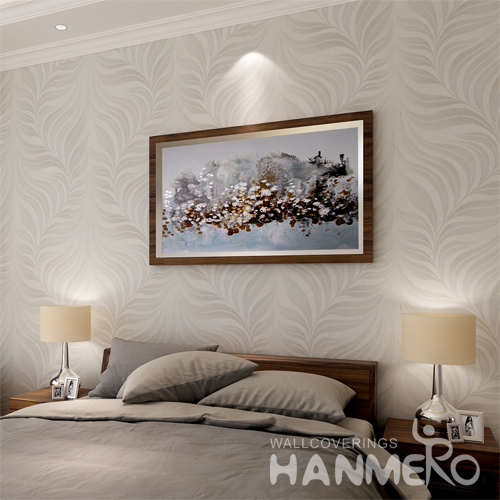 Hanmero Italian Deep Embossed Wallpaper Rolls Ivory
