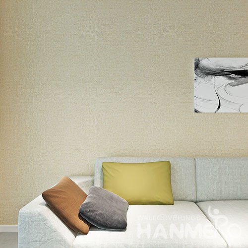 HANMERO Solid Color PVC Embossed Modern Removable Wallpaper For Wall