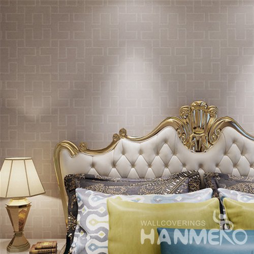 HANMERO Brown PVC Room Decorative Embossed PVC Wallpaper