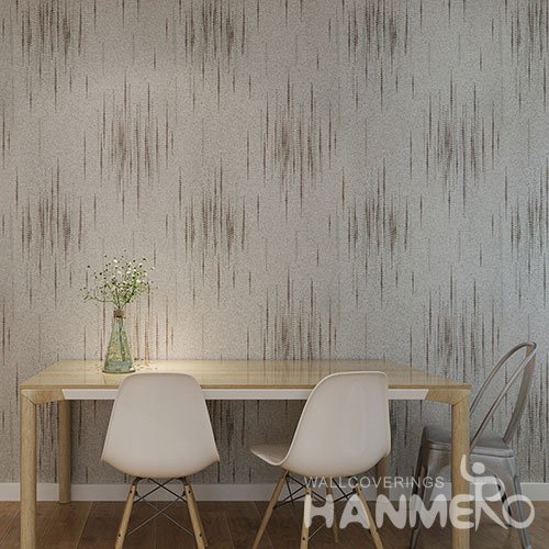 HANMERO Modern Embossing PVC Wallpaper White Home Decor