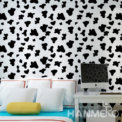 HANMERO Modern Spot White And Black Peel and Stick Wall paper Removable Stickers
