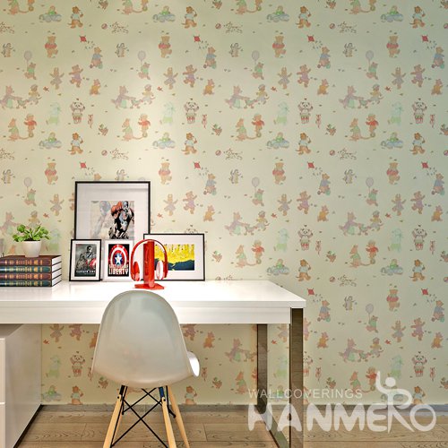 HANMERO Modsern Cartoon Yelow  Peel and Stick Wall paper Removable Stickers