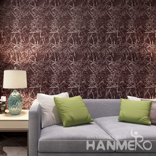 HANMERO Modern Red Peel and Stick Wall paper Removable Stickers
