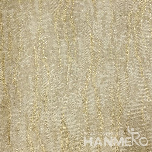 Hanmero Home Decoration Gold Simple Plain Color Modern Vinyl Embossed Wallpaper 0.53*10M/Roll