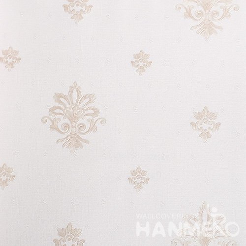 HANMERO European Vinyl Embossed Floral Pink Wallpaper For Bedding Living Room