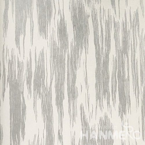 HANMERO Standard Solid PVC Wallpaper Modern Silver  0.53*10M/Roll For Room Wall