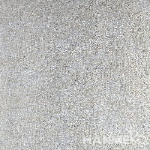 HANMERO Brand New Italian Design Modern PVC Embossed Beige Solid Home Wallpaper