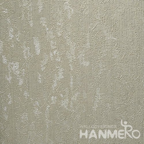 HANMERO Standard PVC Material Modern Style  0.53*10M/Roll Green Solid Wallpaper For Room