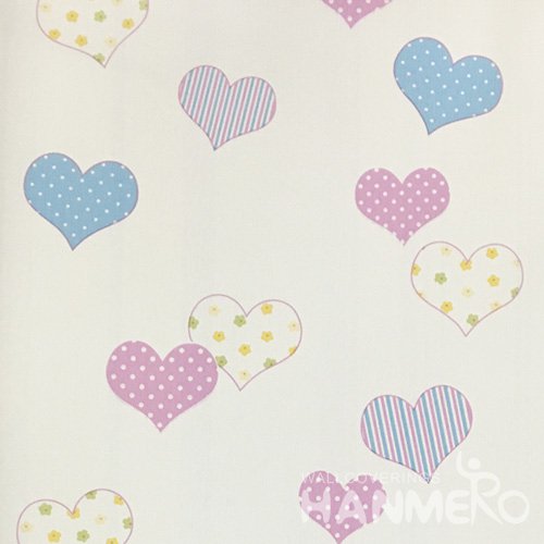 HANMERO Italian Design Modern 1.06*15.6M/Roll Korean Love PVC Multicolor Wallpaper